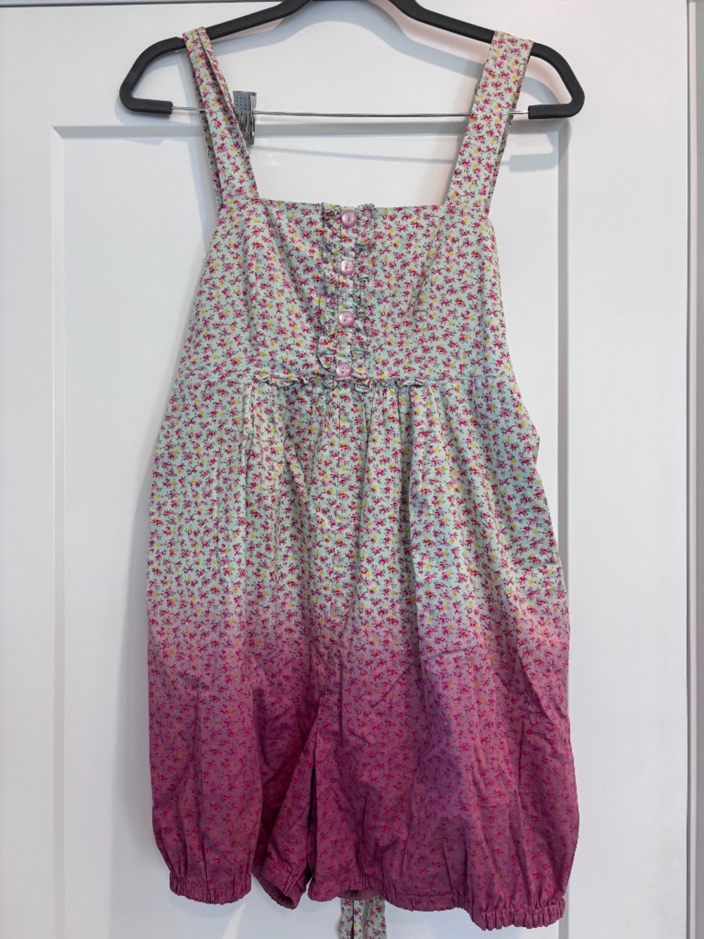 Vintage Betsey Johnson Floral Romper Size Small